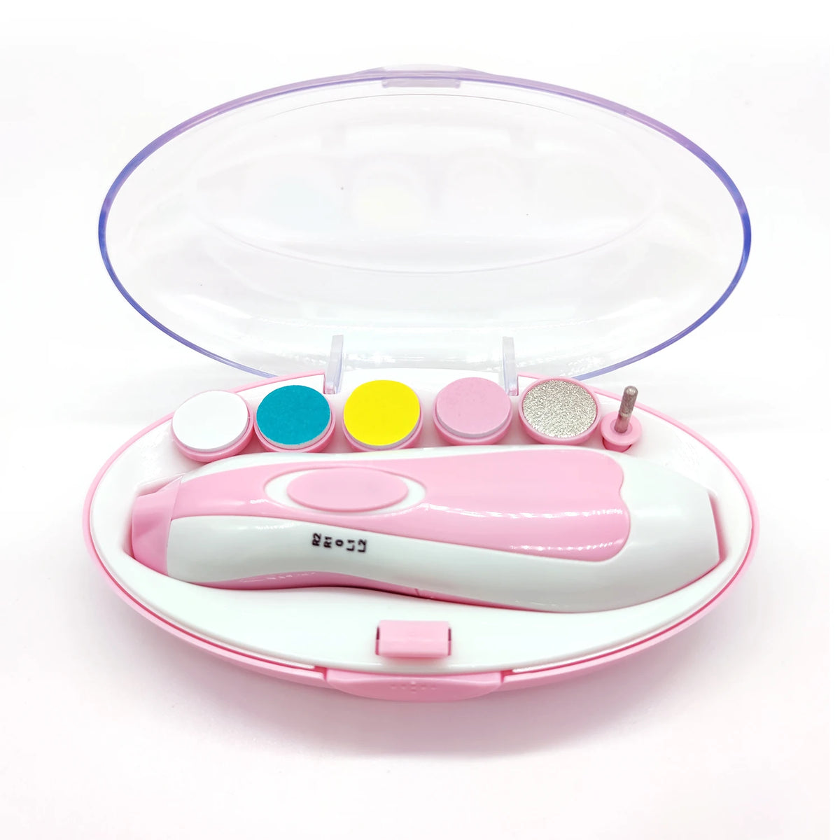 6-in-1 Baby Nail Care Set – Electric Sharpener & Clippers Combo