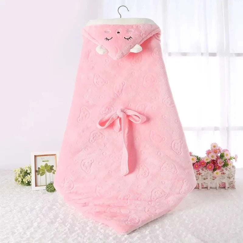 Thicken Cotton Delivery Room Newborn Swaddle Boys Girls Baby Universal Wrap Towel Autumn Winter Thickened Children Warm Blanket
