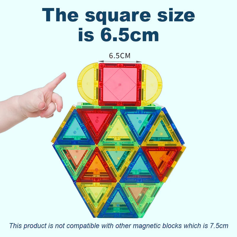 Jeu de construction magnétique éducatif STEM pour enfants