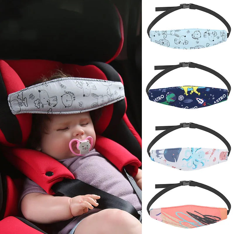 Baby Neck Pillow Strap – Fasten for Car & Stroller