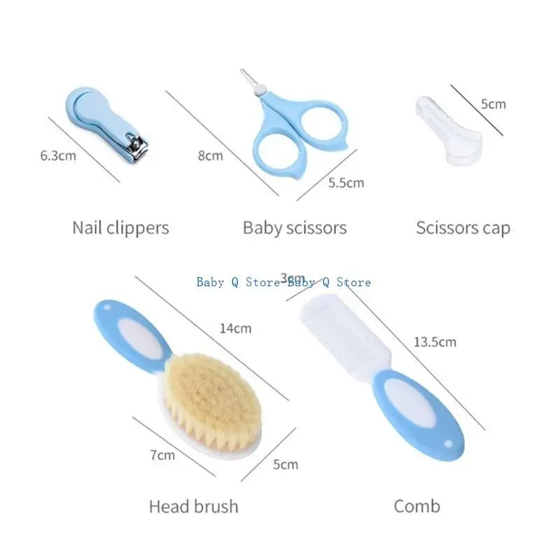 X5XE 5-in-1 Baby Grooming Kit – Comb, Brush & Nail Trimmer