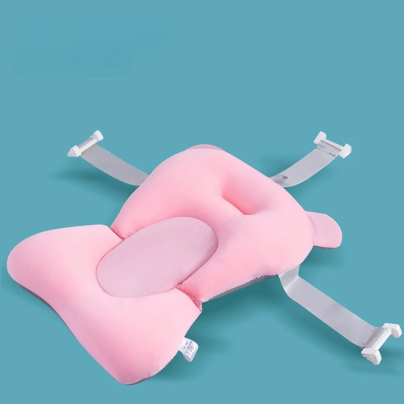 Infant Bathtub Pad – Soft Support & Toddler Shower Net