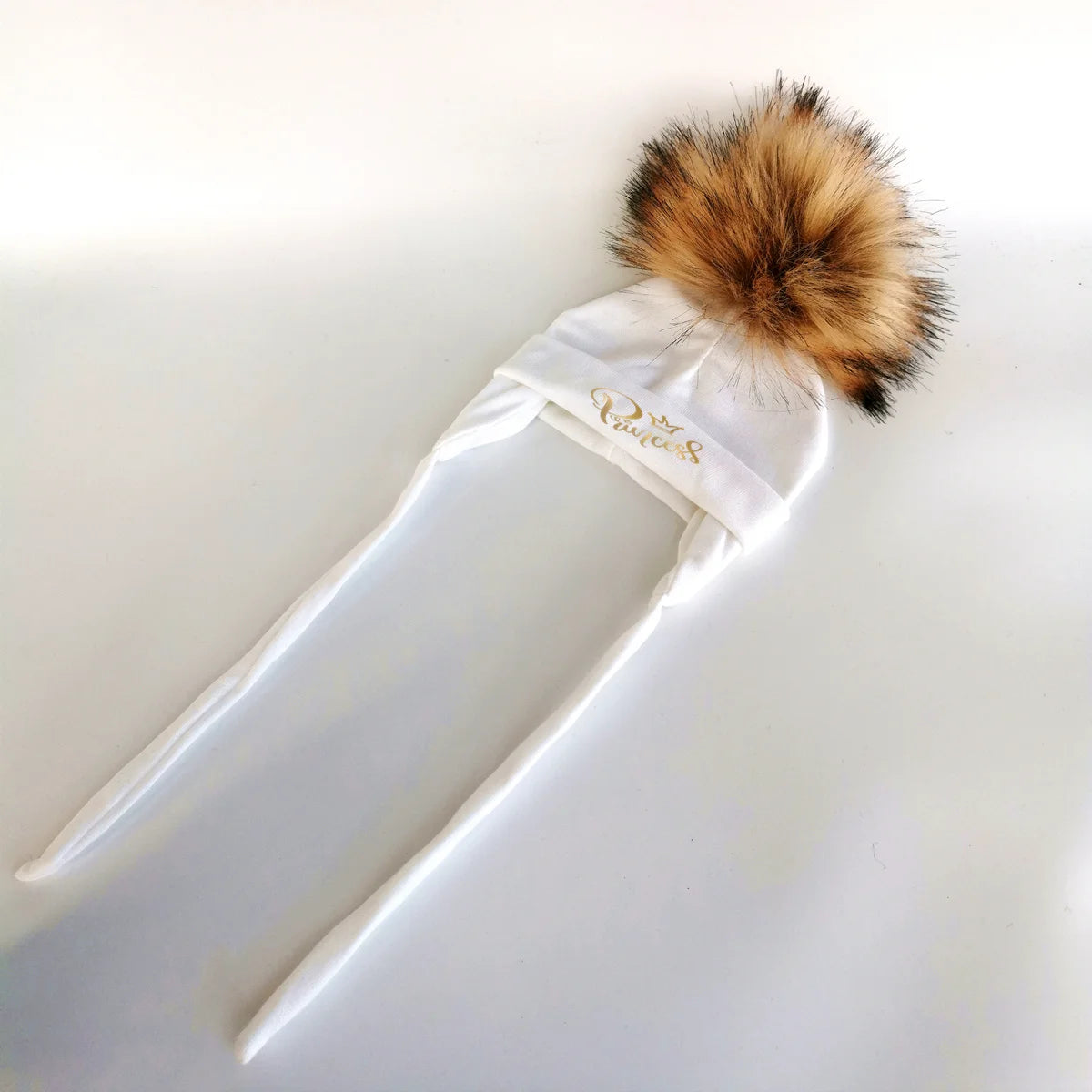 Newborn Winter Cotton Beanie Pom Pom Hat for Babies