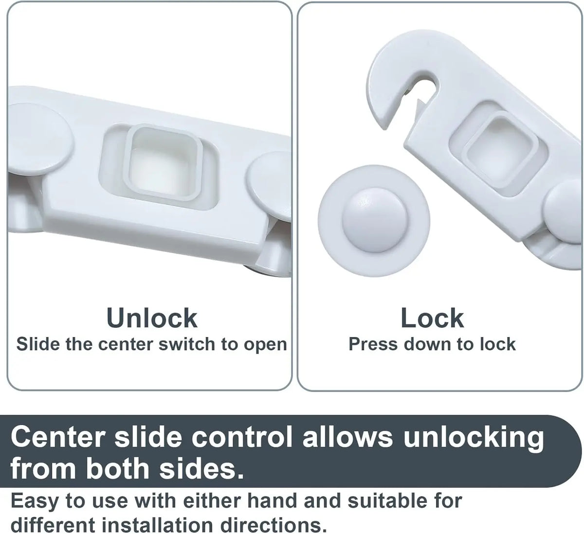 Baby Safety Lock for Fridge, Drawer & Double Doors