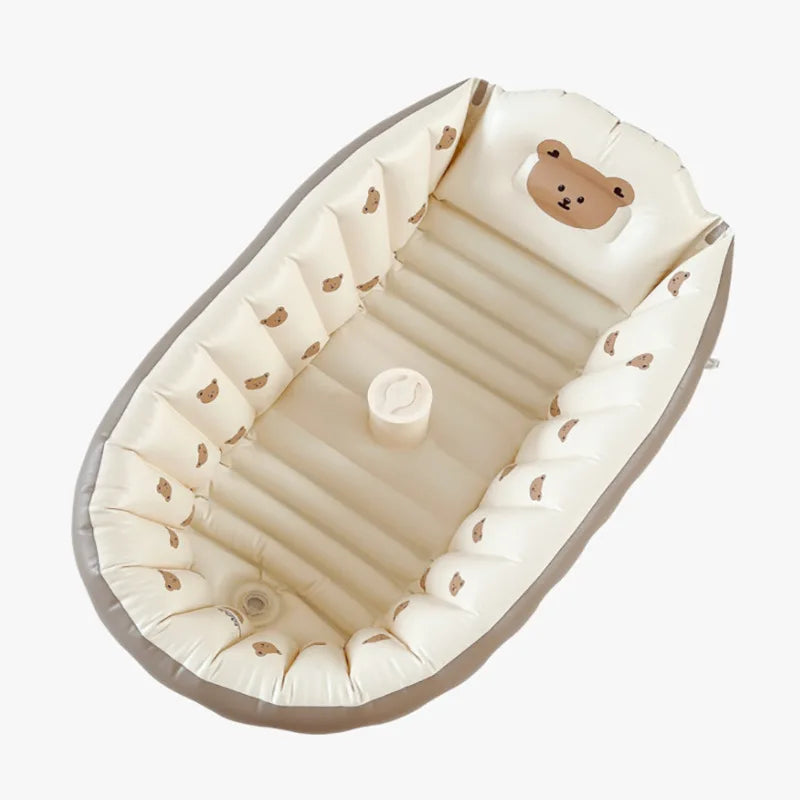 Baignoire pour bébé inspirée d'INS – Piscine gonflable pliable et amusante