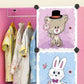 Armoire pour bébé et enfant – Rangement pour chambre de fille