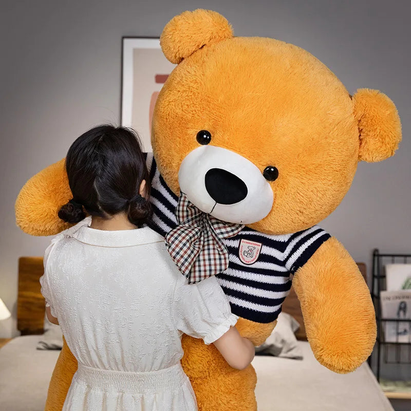Dressed Bear Plush – Bowknot Soft Toy