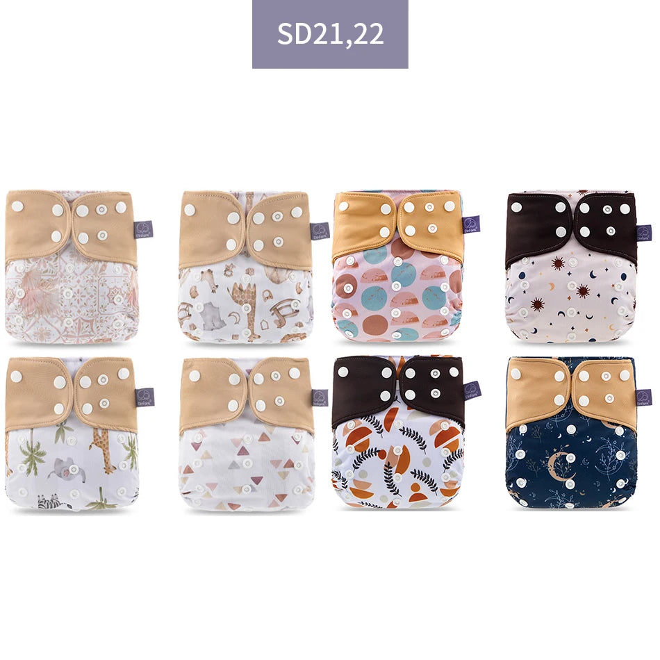 Elinfant 8-Piece Cloth Diaper Set