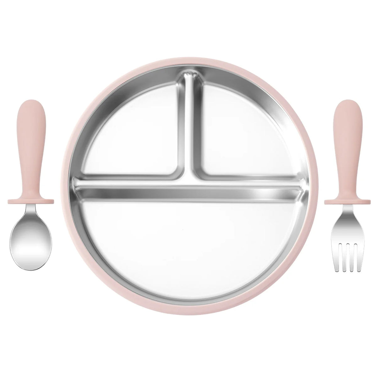Kids Feeding Essentials – 3PCS Bowl, Spoon & Fork Set