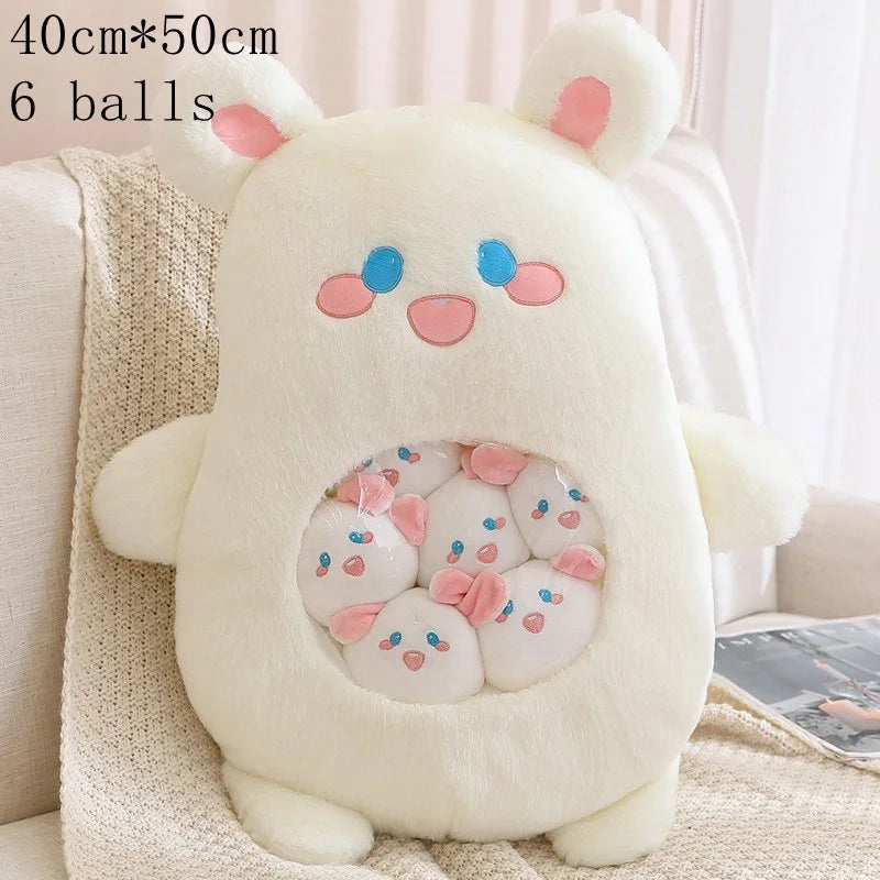 Sac en peluche animal mignon – Mini poupées en peluche
