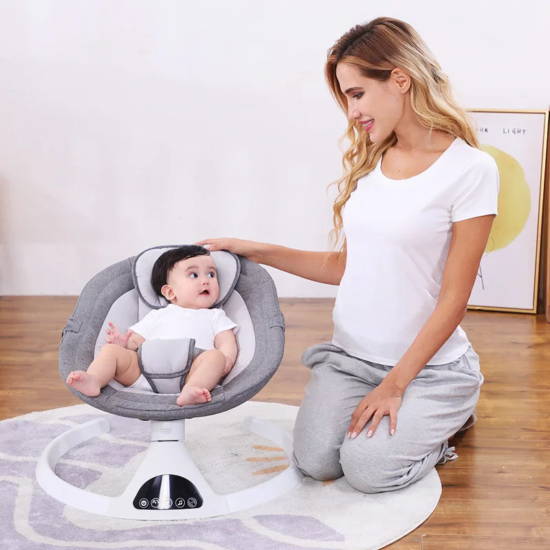 Portable Baby Swing Chair – 0-18 Months with Crib