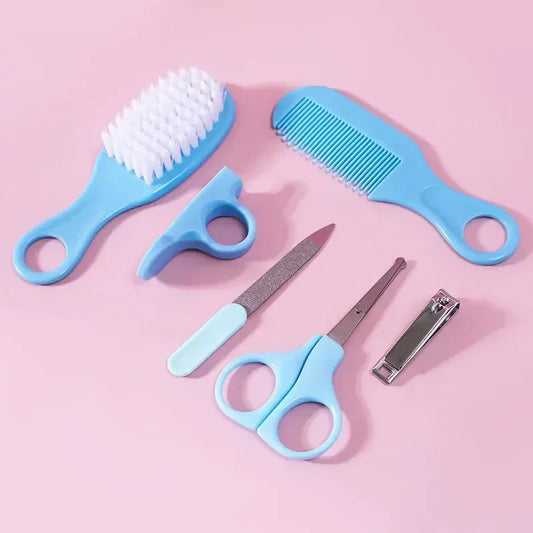 Baby Care Grooming Kit – Safe Comb, Soft Brush & Nail Trimmer Set