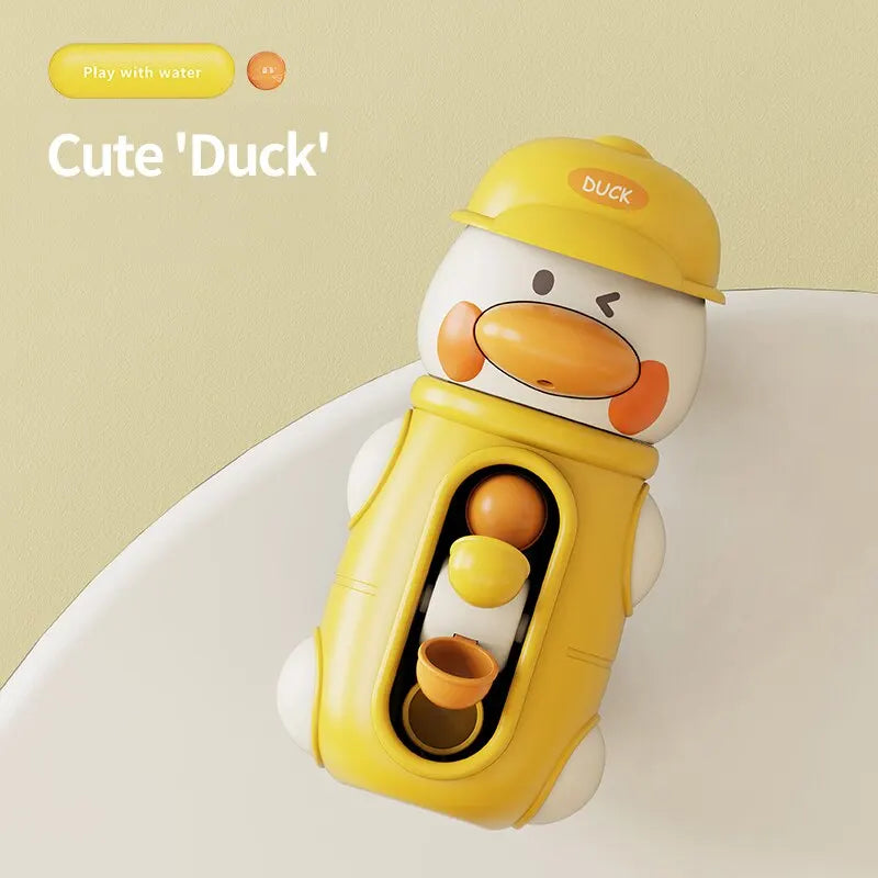 Toddler Bath Toys – Rotatable Waterwheel & Fun Water Scoop