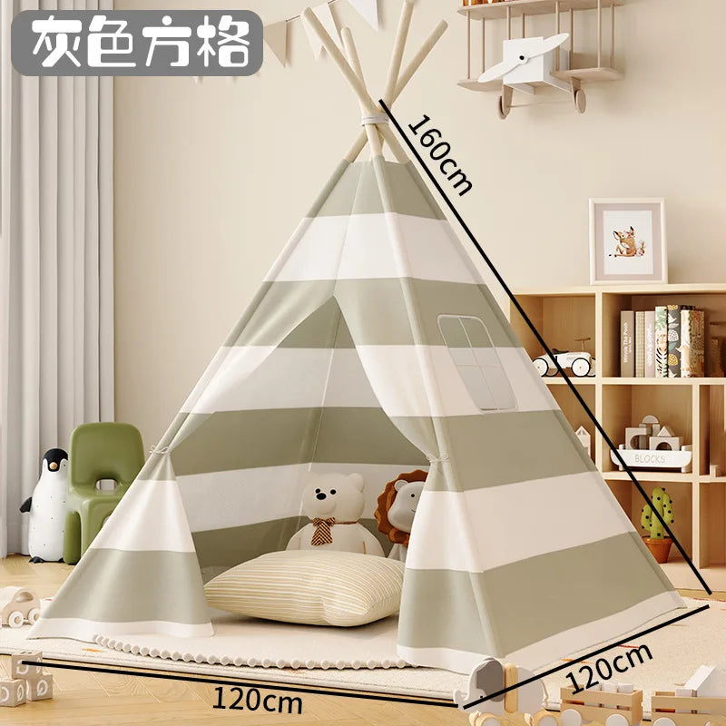 Tipi pour enfants de 1,6 m – Maison de princesse portable d'intérieur