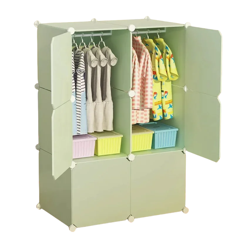 Kids Wardrobe Organizer – Baby Closet & Storage Cabinet