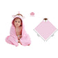 Serviette de bain à capuche Lion mignon – Peignoir de bain doux en bambou pour enfants