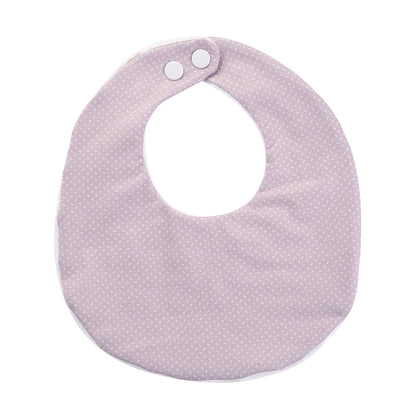 Flower Print Cotton Baby Bib – Adjustable Snap Bandana