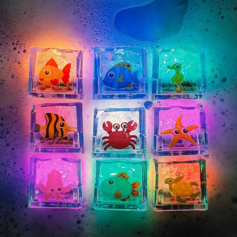 LED Light-Up Baby Bath Toy – Colorful Waterproof Bathtub Fun