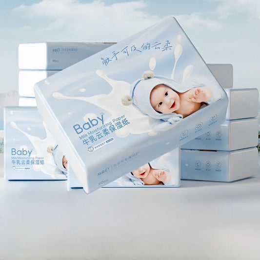 Ultra-Soft Baby Nose Wipes – Moisturizing Tissue for Newborns