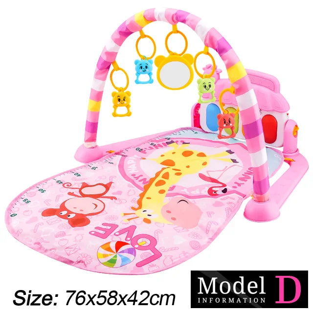 Tapis d'éveil musical avec piano pour bébé de 0 à 36 mois