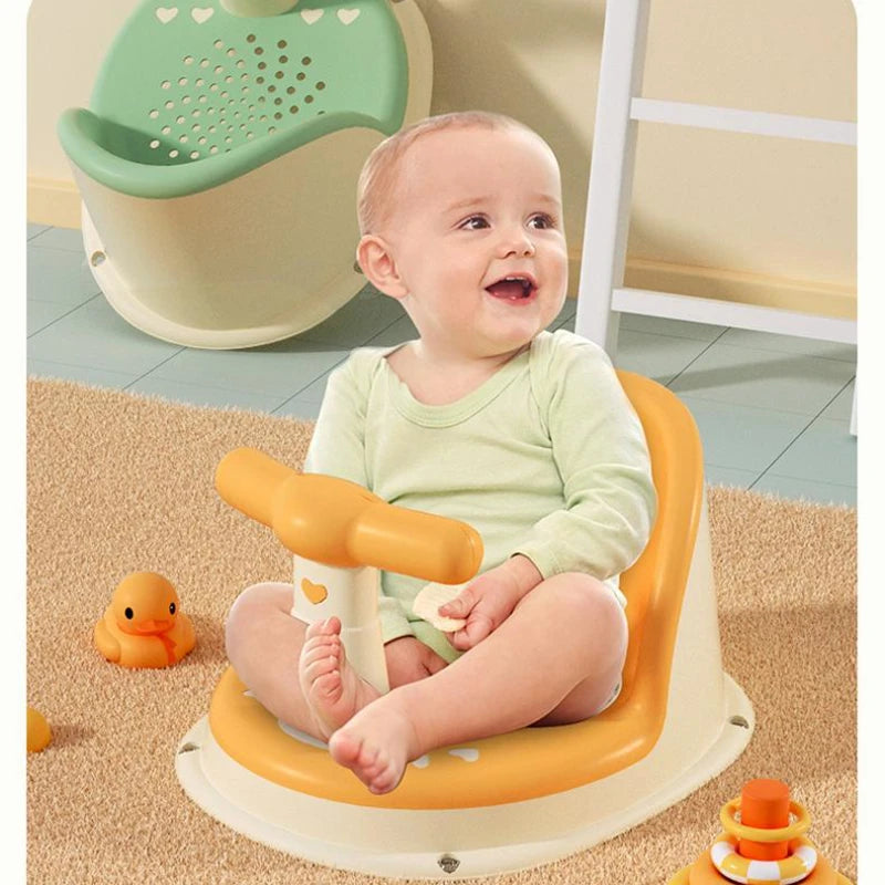 Siège de bain pour bébé – Support de douche réglable pour jeunes enfants