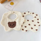 Waterproof Baby Bib – Soft Cotton Burp Cloth for Newborns