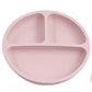 Assiette à ventouse en silicone pour bébé – Bol avec visage souriant