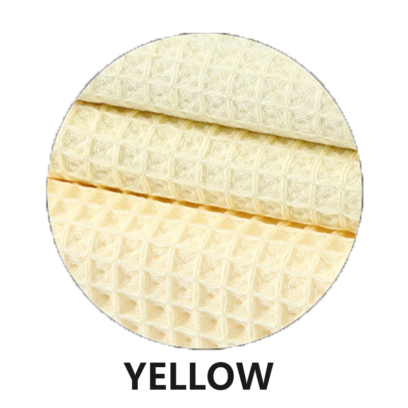 Ensemble de 2 ou 4 serviettes de bain en coton – Serviettes gaufrées douces et absorbantes pour la maison