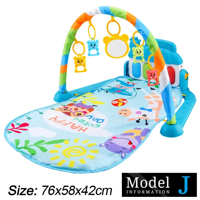 Tapis d'éveil musical avec piano pour bébé de 0 à 36 mois