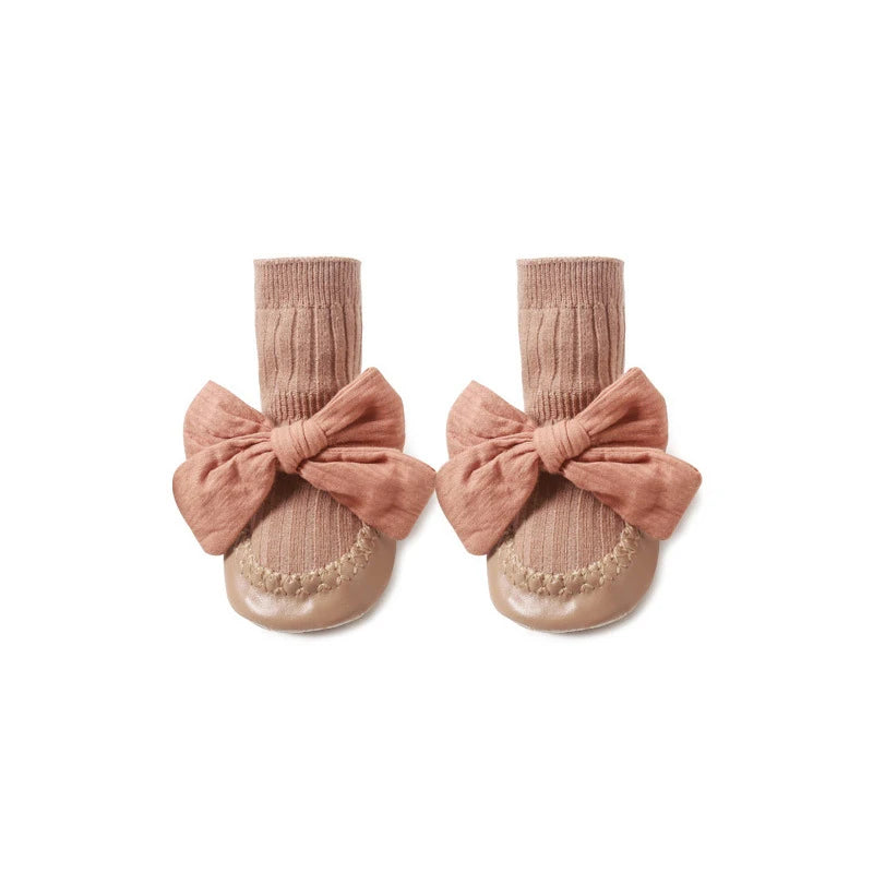Chaussettes antidérapantes à nœud pour bébé MILANCEL