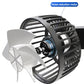 Ventilateur de cou à double tête – Refroidisseur de siège arrière de voiture rotatif à 360°