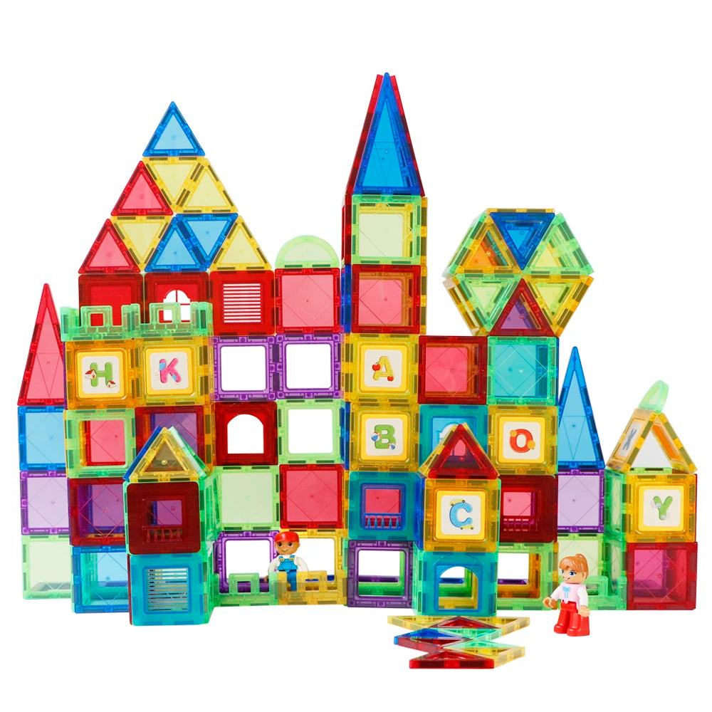 Jeu de construction magnétique éducatif STEM pour enfants