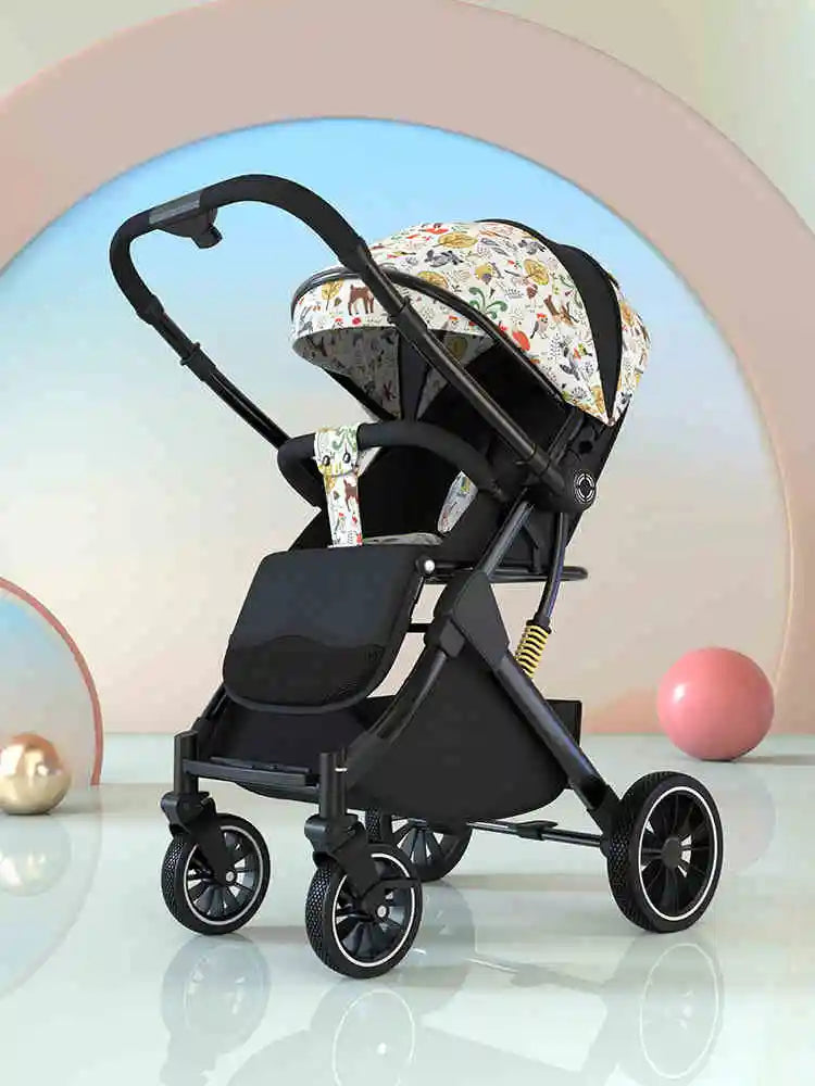 Lightweight Baby Stroller (0–3Y) – Sit & Lie, Multi-Child Comfort