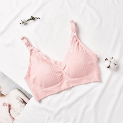 Breastfeeding Maternity Bra – Elegant Lace, Premium Quality