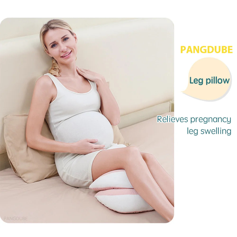 PANGDUBE Pregnancy Body Pillow with Free Waist Cushion