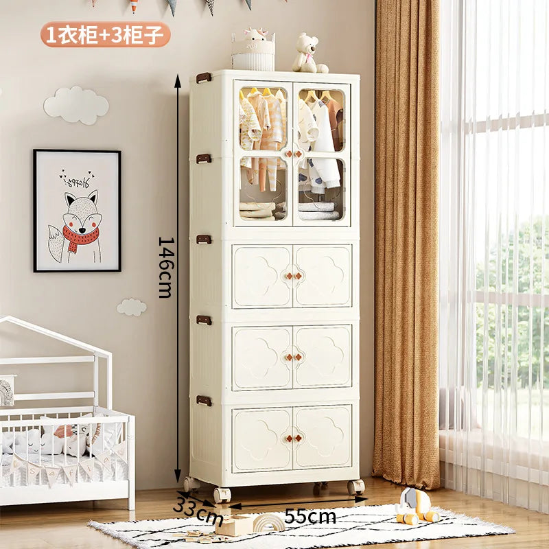 Armoire de rangement pour enfants – Placard bébé et bac de rangement