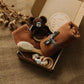 Newborn Bath Gift Set – Cotton Blanket, Milestone Cards & Rattle