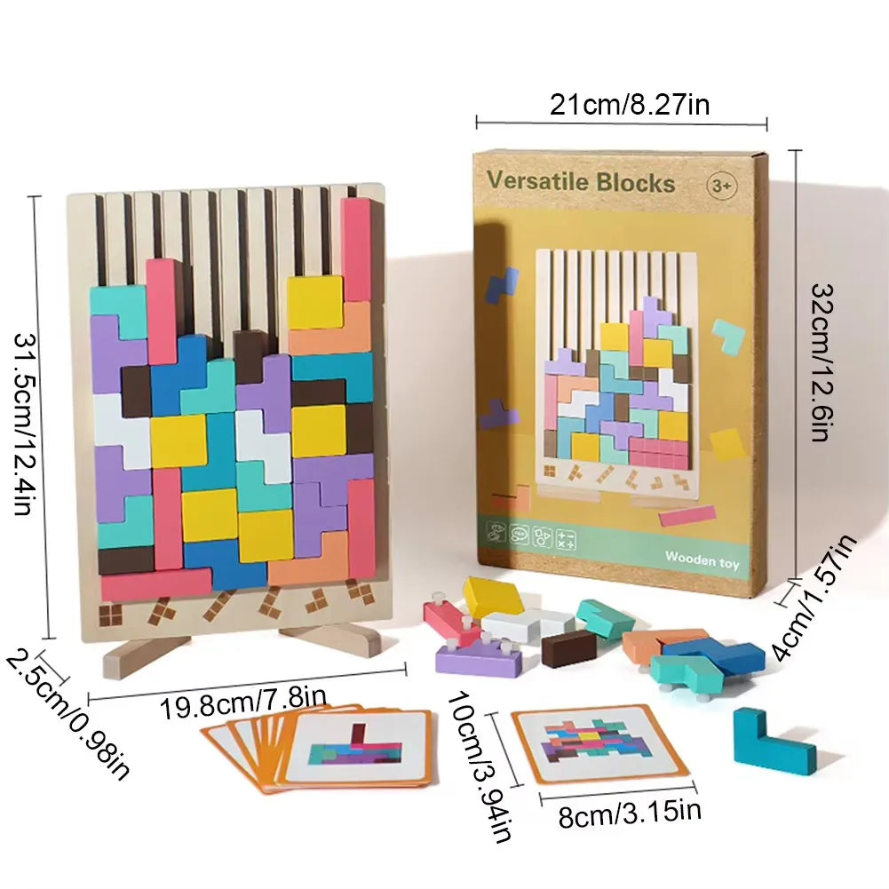 3D Wooden Puzzle – Brain-Boosting Fun!