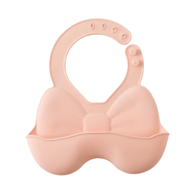 Bavoir d'allaitement en silicone ajustable et mignon