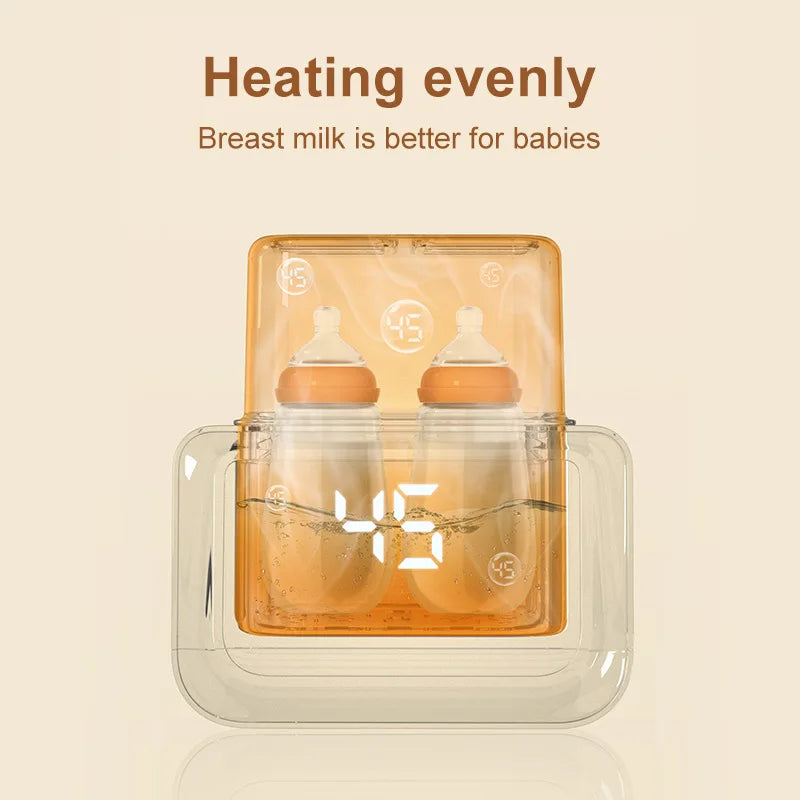 All-in-One Bottle Warmer & Sterilizer | Smart Timer for Milk & Baby Food