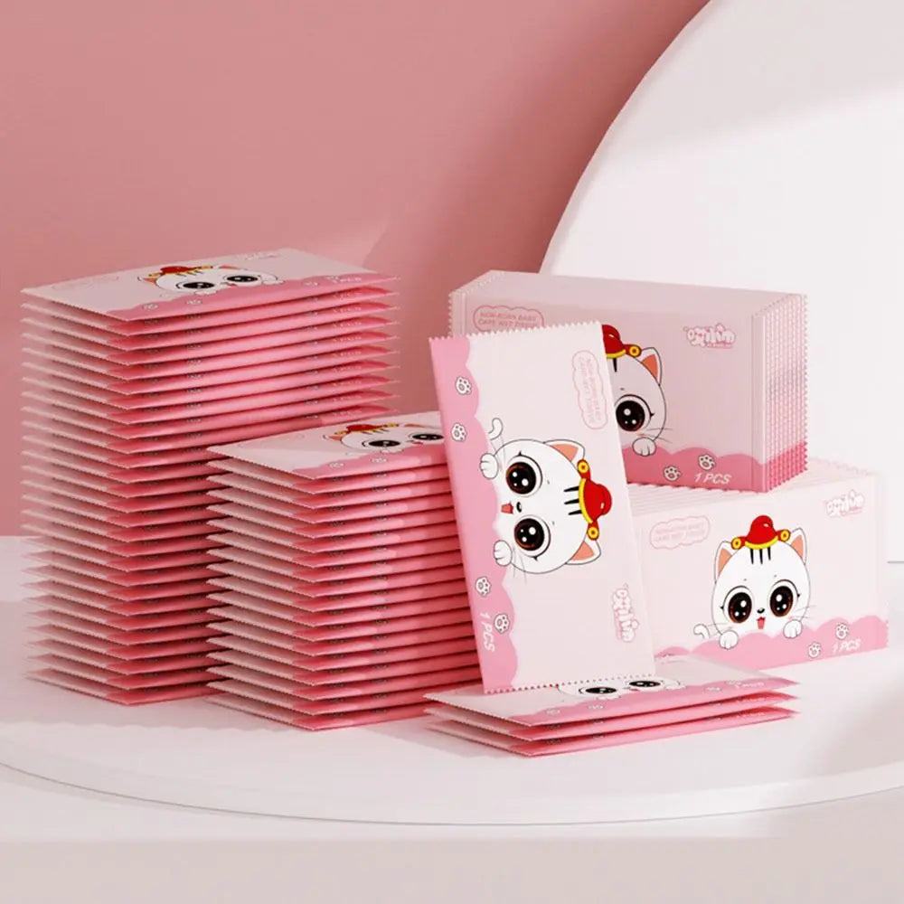 50 lingettes humides pour bébé – Jetables, portables et sans danger pour les mains