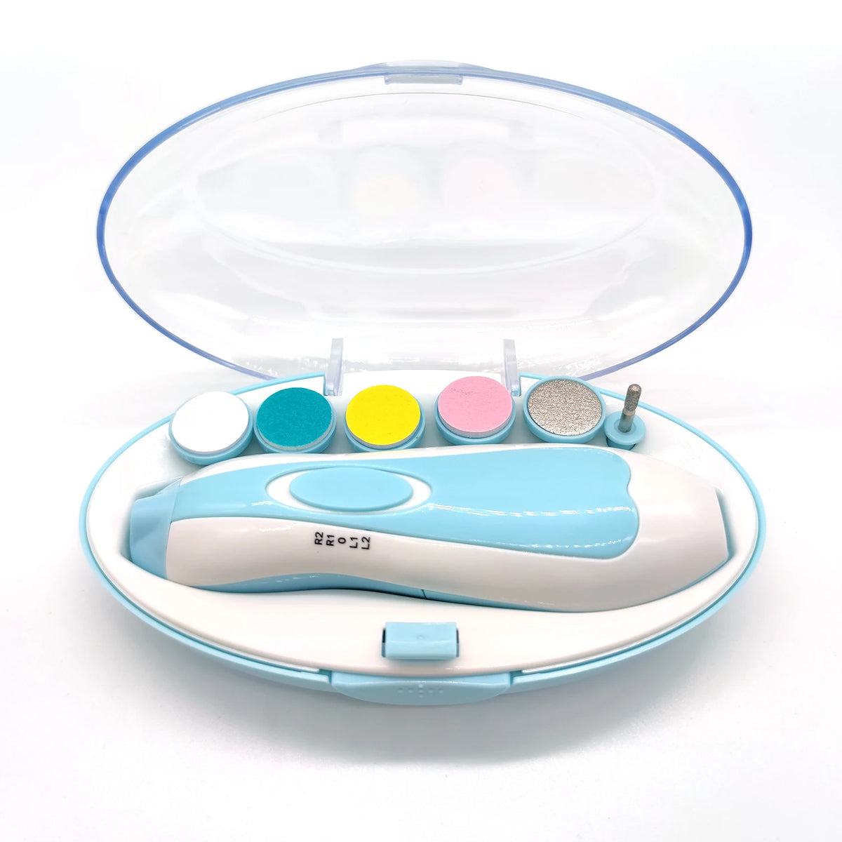 6-in-1 Baby Nail Care Set – Electric Sharpener & Clippers Combo