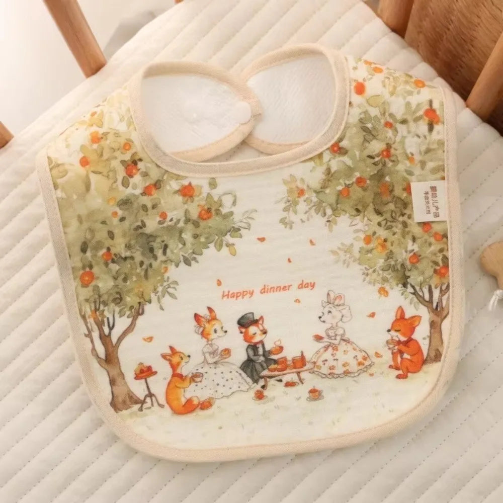 Durable Baby Bib – Soft Cotton Burp Cloth for Boys & Girls