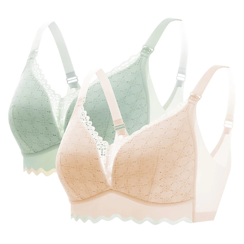 Women’s Nursing Bra | Seamless, Breathable, Push-Up Cotton Bra
