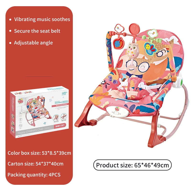 Electric Baby Cradle – Music, Vibration & Toys
