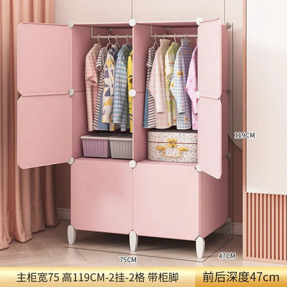 Modular Baby Wardrobe – Minimalist Nordic Fabric Storage