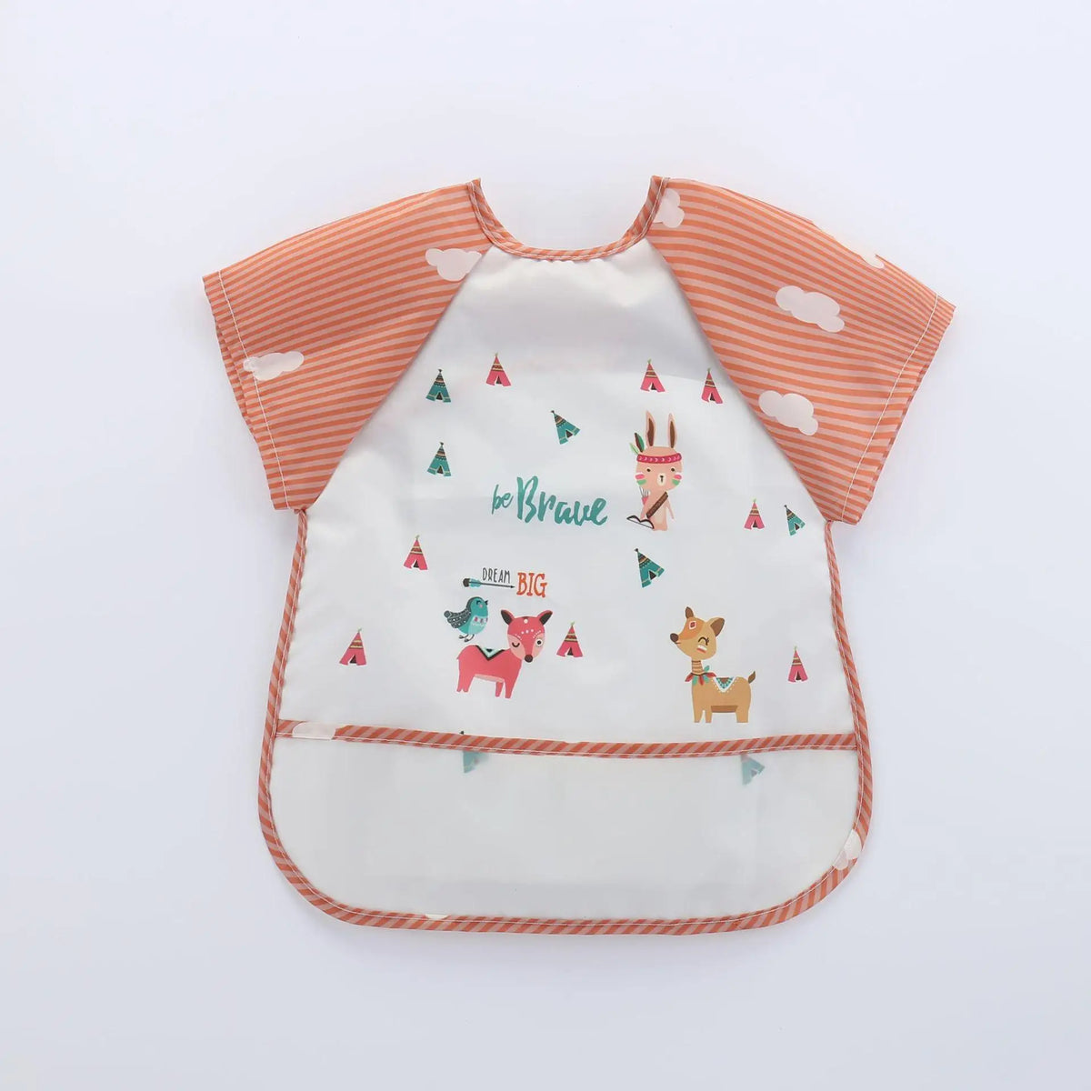 Cute Cartoon Waterproof Baby Feeding Bib (0–3Y)