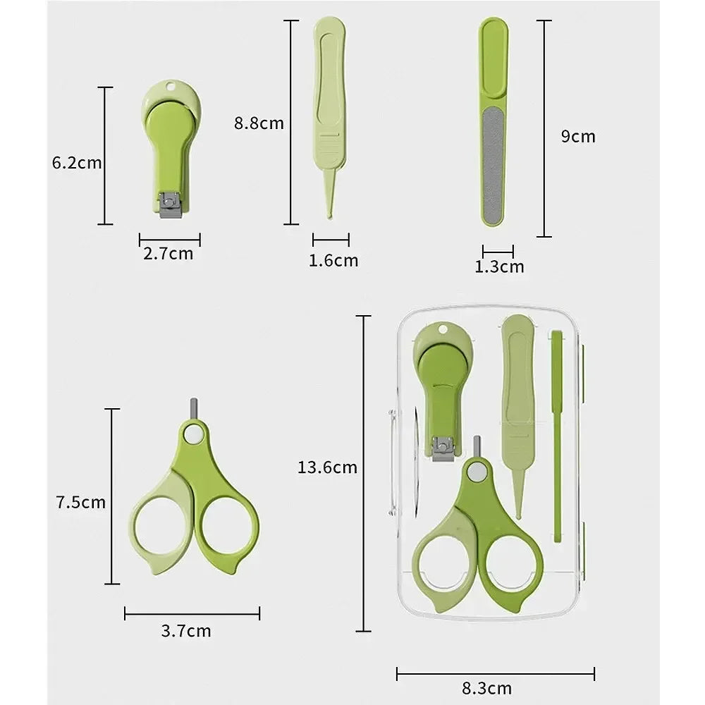 Kit de soin des ongles portable pour bébé – Coupe-ongles et couteau à ongles