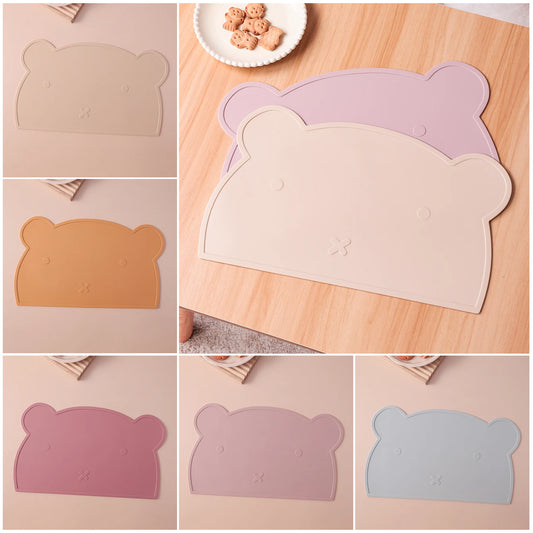 Leakproof Silicone Feeding Mat – Stay-Put Design for Toddlers