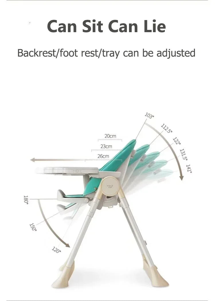 Chaise haute 3 en 1 pour nouveau-né / table et chaise bébé / chaise enfant pour 1 à 3 ans